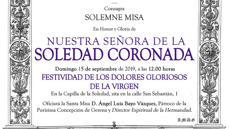 Dolores Gloriosos de la Virgen 2019