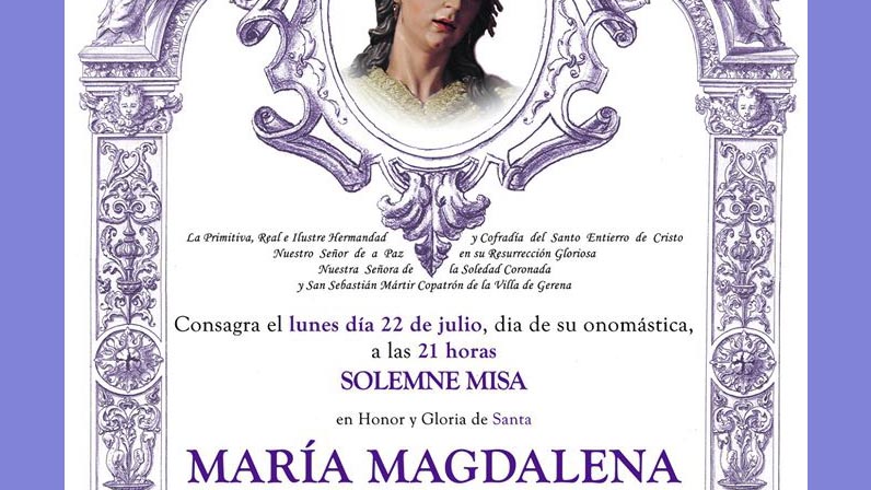 Santa Misa Maria Magdalena 2019