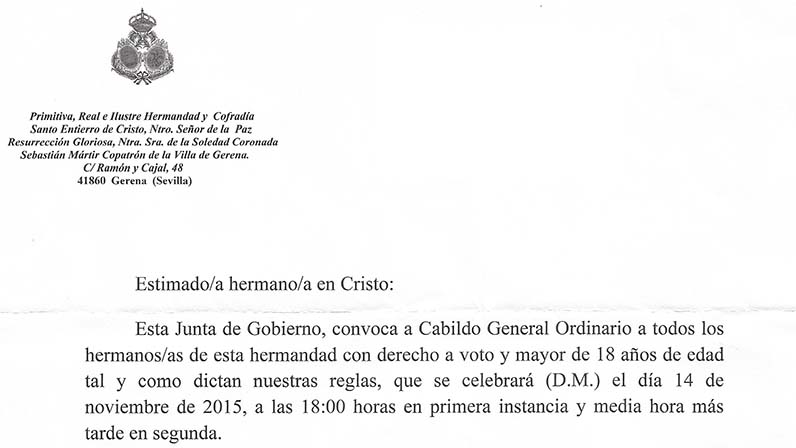 Cabildo General Ordinario Noviembre 2015